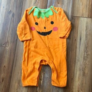 Jack-o-lantern onesie